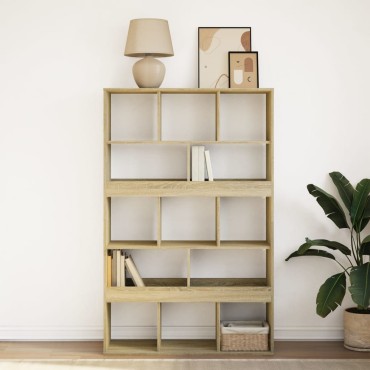 vidaXL Βιβλιοθήκη Sonoma Δρυς 100x33x156,5cm από Επεξεργασμένο Ξύλο 1 τεμ.