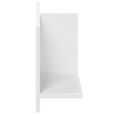 vidaXL Ντουλάπι Τοίχου Λευκό 70x16,5x30cm από Επεξεργασμένο Ξύλο 1 τεμ.