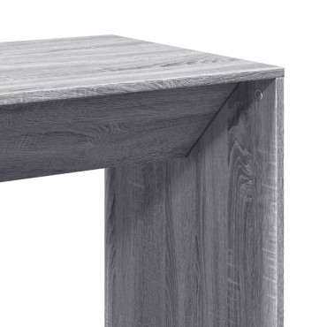 vidaXL Τραπέζι Κονσόλα Γκρι Sonoma 51x50x103,5cm από Επεξεργ. Ξύλο 1 τεμ.