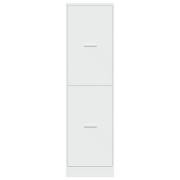 vidaXL Συρταριέρα Γενικής Χρήσης Λευκή 40x41x144,5cm Επεξ. Ξύλο 1 τεμ.