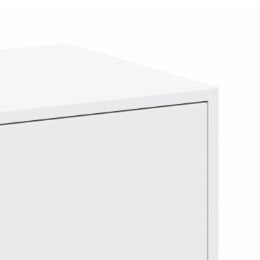 vidaXL Συρταριέρα Γενικής Χρήσης Λευκή 40x41x144,5cm Επεξ. Ξύλο 1 τεμ.
