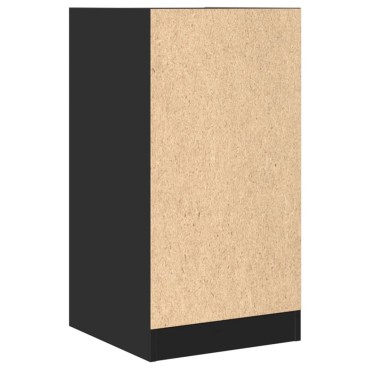 vidaXL Συρταριέρα Γενικής Χρήσης Μαύρο 40x41x77,5cm Επεξ. Ξύλο 1 τεμ.