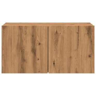 vidaXL Ντουλάπι Τοίχου Τηλεόρασης Artisian Δρυς 80x30x41cm