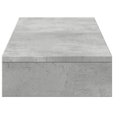 vidaXL Βάση Οθονών Γκρι του Σκυροδέματος 100x27x10 εκ. από Επεξ. Ξύλο