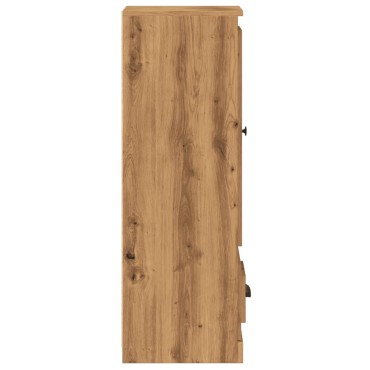 vidaXL Ντουλάπι Αρτισιανή Δρυς 36x35,5x103,5cm από Επεξεργασμένο Ξύλο 1 τεμ.