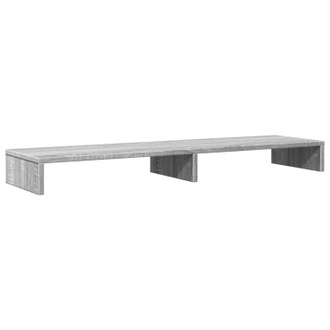 vidaXL Βάση Οθόνης Γκρι Sonoma 100x27x10 εκ. από Επεξεργασμένο Ξύλο