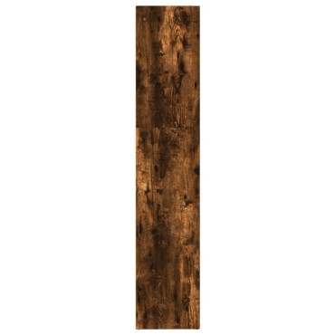 vidaXL Βιβλιοθήκη Καπνιστή Δρυς 80x30x152cm από Επεξεργασμένο Ξύλο 1 τεμ.