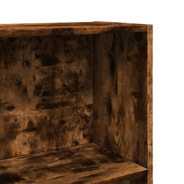 vidaXL Βιβλιοθήκη Καπνιστή Δρυς 80x30x152cm από Επεξεργασμένο Ξύλο 1 τεμ.
