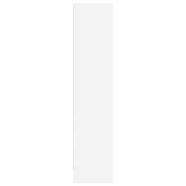 vidaXL Βιβλιοθήκη Λευκή 60x24x109cm από Επεξεργασμένο Ξύλο 1 τεμ.