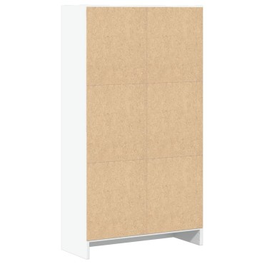 vidaXL Βιβλιοθήκη Λευκή 60x24x109cm από Επεξεργασμένο Ξύλο 1 τεμ.