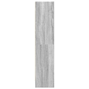 vidaXL Βιβλιοθήκη Γκρι Sonoma 60x24x109cm από Επεξεργ. Ξύλο 1 τεμ.