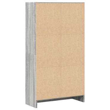 vidaXL Βιβλιοθήκη Γκρι Sonoma 60x24x109cm από Επεξεργ. Ξύλο 1 τεμ.