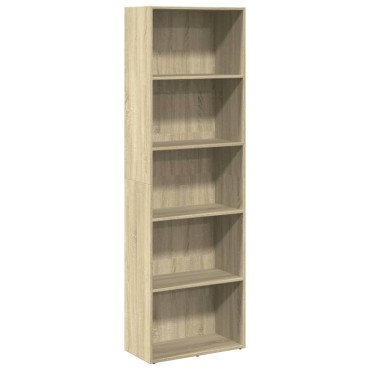 vidaXL Βιβλιοθήκη Sonoma Δρυς 60x30x189cm από Επεξεργασμένο Ξύλο 1 τεμ.