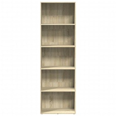 vidaXL Βιβλιοθήκη Sonoma Δρυς 60x30x189cm από Επεξεργασμένο Ξύλο 1 τεμ.