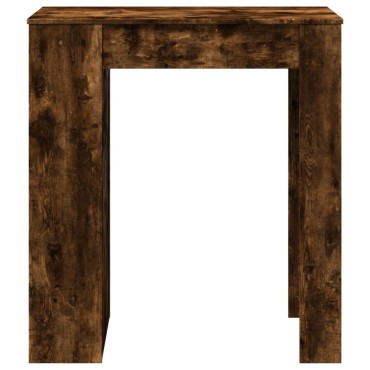 vidaXL Τραπέζι Μπαρ με Ράφια Δρυς 95x47x103,5cm Επεξεργ. Ξύλο 1 τεμ.