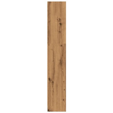 vidaXL Βιβλιοθήκη Αρτισιανή Δρυς 40x24x143cm από Επεξεργασμένο Ξύλο 1 τεμ.