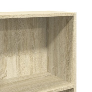 vidaXL Βιβλιοθήκη Sonoma Δρυς 40x24x143cm από Επεξεργασμένο Ξύλο 1 τεμ.
