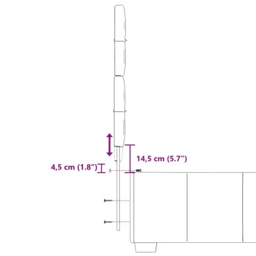 vidaXL Κρεβάτι Boxspring με Στρώμα Σκούρο Γκρι 80x200 εκ. Υφασμάτινο
