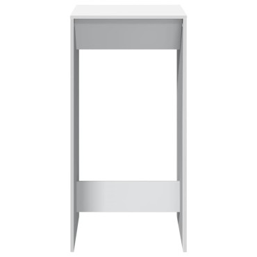 vidaXL Τραπέζι Μπαρ Λευκό 51x50x103,5cm Επεξ. Ξύλο 1 τεμ.