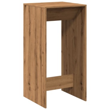 vidaXL Τραπέζι Μπαρ Αρτισιανή Δρυς 51x50x103,5cm Επεξ. Ξύλο 1 τεμ.