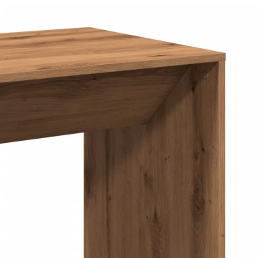 vidaXL Τραπέζι Μπαρ Αρτισιανή Δρυς 51x50x103,5cm Επεξ. Ξύλο 1 τεμ.