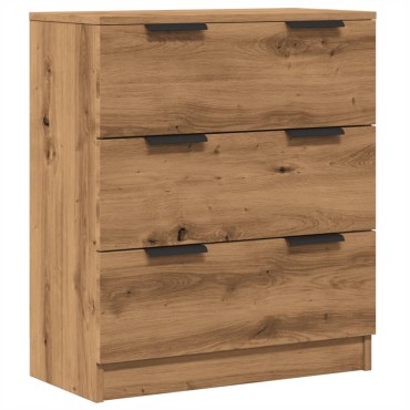 vidaXL Μπουφές Αρτισιανή Δρυς 60x30x70cm από Επεξεργασμένο Ξύλο 1 τεμ.