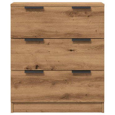 vidaXL Μπουφές Αρτισιανή Δρυς 60x30x70cm από Επεξεργασμένο Ξύλο 1 τεμ.