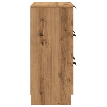 vidaXL Μπουφές Αρτισιανή Δρυς 60x30x70cm από Επεξεργασμένο Ξύλο 1 τεμ.