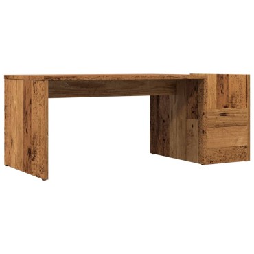 vidaXL Τραπεζάκι Σαλονιού Παλαιό Ξύλο 90x45x35cm Επεξ. Ξύλο 1 τεμ.