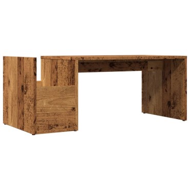 vidaXL Τραπεζάκι Σαλονιού Παλαιό Ξύλο 90x45x35cm Επεξ. Ξύλο 1 τεμ.