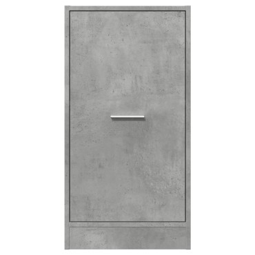 vidaXL Συρταριέρα Γενικής Χρήσης Γκρι Σκυρ. 40x41x77,5cm Επεξ. Ξύλο 1 τεμ.