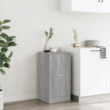 vidaXL Συρταριέρα Γενικής Χρήσης Γκρι Sonoma 40x41x77,5cm Επεξ. Ξύλο 1 τεμ.