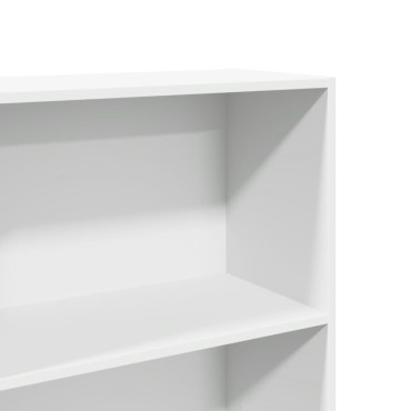 vidaXL Βιβλιοθήκη Λευκή 60x30x152cm από Επεξεργασμένο Ξύλο 1 τεμ.