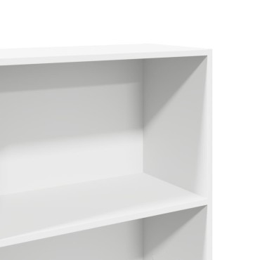 vidaXL Βιβλιοθήκη Λευκή 60x30x189cm από Επεξεργασμένο Ξύλο 1 τεμ.