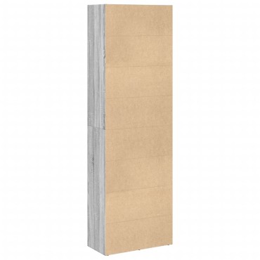 vidaXL Βιβλιοθήκη Γκρι Sonoma 60x30x189cm από Επεξεργ. Ξύλο 1 τεμ.