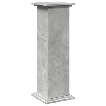vidaXL Βάση Οθόνης με Αποθ. Γκρι Σκυρ. 31x30x90 εκ. Επεξεργασμένο Ξύλο
