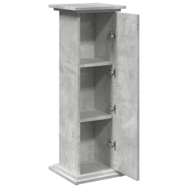 vidaXL Βάση Οθόνης με Αποθ. Γκρι Σκυρ. 31x30x90 εκ. Επεξεργασμένο Ξύλο