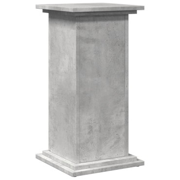 vidaXL Βάση Οθόνης με Αποθ. Γκρι Σκυρ. 31x30x60 εκ. Επεξεργ. Ξύλο