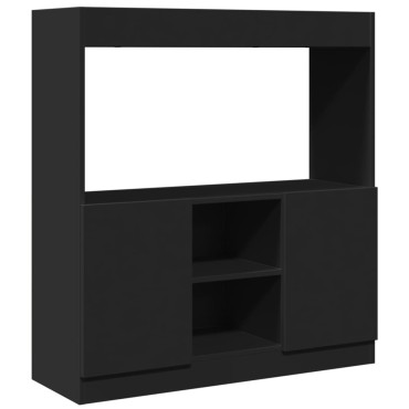 vidaXL Ντουλάπι Μαύρο 92x33x100cm από Επεξεργασμένο Ξύλο 1 τεμ.