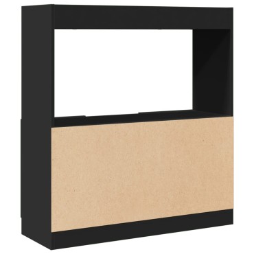vidaXL Ντουλάπι Μαύρο 92x33x100cm από Επεξεργασμένο Ξύλο 1 τεμ.