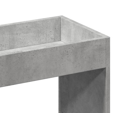 vidaXL Ντουλάπι Γκρι Σκυρ. 92x33x100cm από Επεξεργασμένο Ξύλο 1 τεμ.