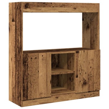 vidaXL Ντουλάπι Όψη Παλαιού Ξύλου 92x33x100cm Επεξεργασμένο Ξύλο 1 τεμ.