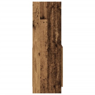 vidaXL Ντουλάπι Όψη Παλαιού Ξύλου 92x33x100cm Επεξεργασμένο Ξύλο 1 τεμ.