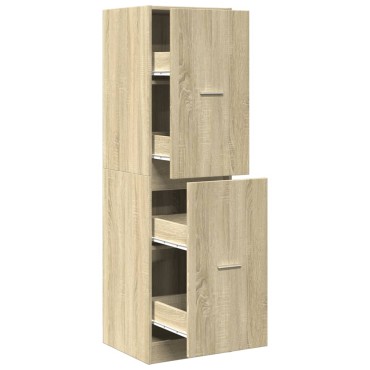 vidaXL Συρταριέρα Γενικής Χρήσης Sonoma Δρυς 40x41x144,5cm Επεξ. Ξύλο 1 τεμ.