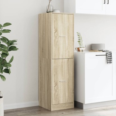 vidaXL Συρταριέρα Γενικής Χρήσης Sonoma Δρυς 40x41x144,5cm Επεξ. Ξύλο 1 τεμ.