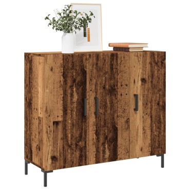 vidaXL Ντουλάπι Παλαιό Ξύλο 90x34x80cm από Επεξεργασμένο Ξύλο 1 τεμ.
