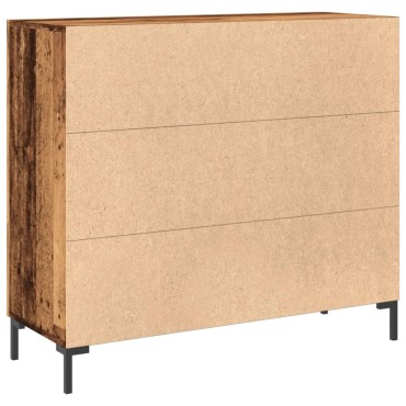 vidaXL Ντουλάπι Παλαιό Ξύλο 90x34x80cm από Επεξεργασμένο Ξύλο 1 τεμ.