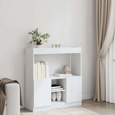 vidaXL Ντουλάπι Λευκό 92x33x100cm από Επεξεργασμένο Ξύλο 1 τεμ.