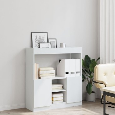 vidaXL Ντουλάπι Λευκό 92x33x100cm από Επεξεργασμένο Ξύλο 1 τεμ.