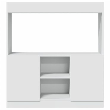 vidaXL Ντουλάπι Λευκό 92x33x100cm από Επεξεργασμένο Ξύλο 1 τεμ.